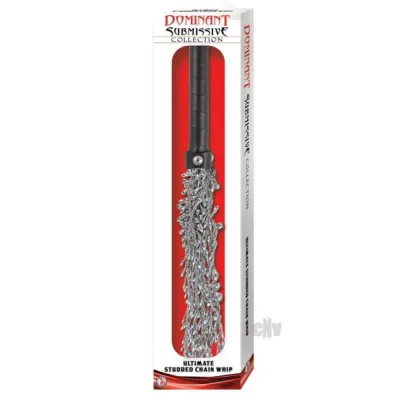 Dominant Submissive Ultimate Studded Chain Whip