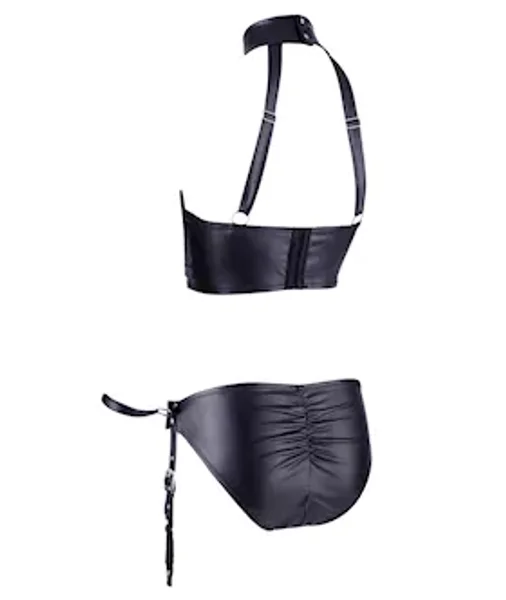 Marceline Open Bra And Briefs  - Black - Medium — image 6 of 7