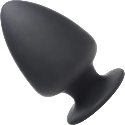 Squeeze It Squeezable Silicone Anal Plug Small Black