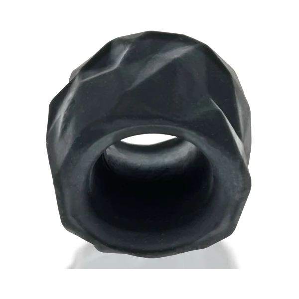 Extreme Bondage Gear:  Hunkyjunk Fractal Tactile Ballstretcher Tar Ice