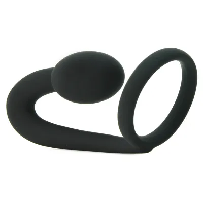 Prostatic Play Explorer Silicone Cock Ring Prostate Plug