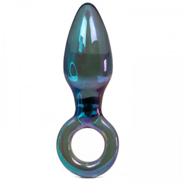 Glacier Glass Aura Ring Butt Plug – 5.5 Inch