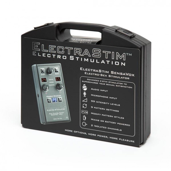 ElectraStim EM140 SensaVox Power Unit Dual Channel Electrosex Kit LHUS