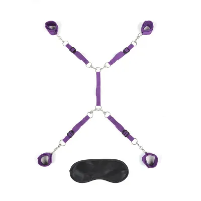 7pc Bed Spreader Purple