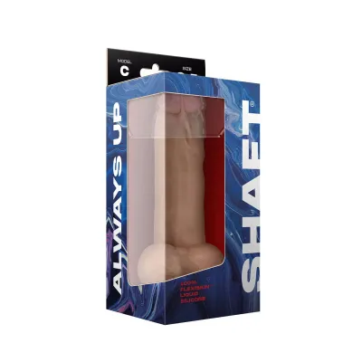 Shaft Model C 8 5 Inch Liquid Silicone Dong With Balls Pine