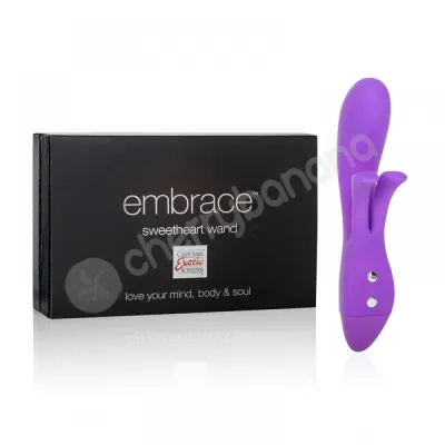 Embrace Purple Sweetheart Wand Vibrator