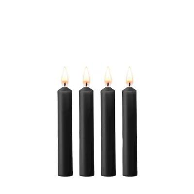 Ouch Teasing Paraffin Wax Candle 4 Pack Black 4 9 Inch