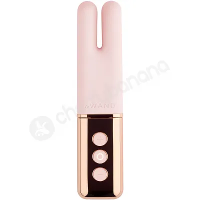 Le Wand Deux Rose Gold Chrome 15 Function Vibrating Stimulator