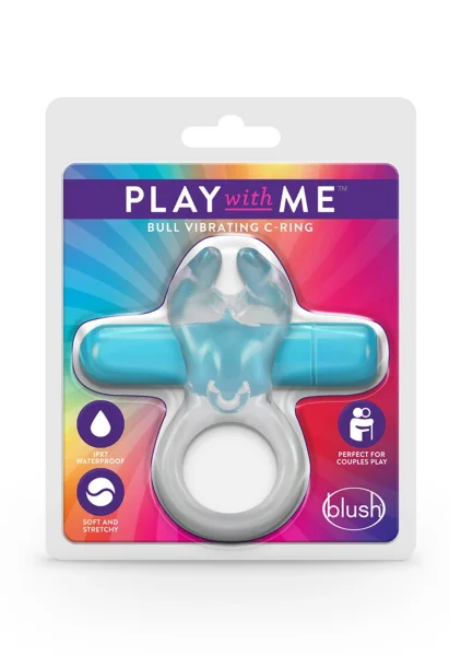 Play With Me Bull Vibrating C-Ring