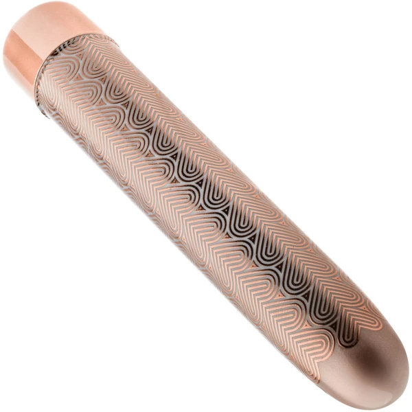 The Collection Lattice Limited Edition Rechargeable Waterproof Slimline Vibrator By Blush - Rose Gold