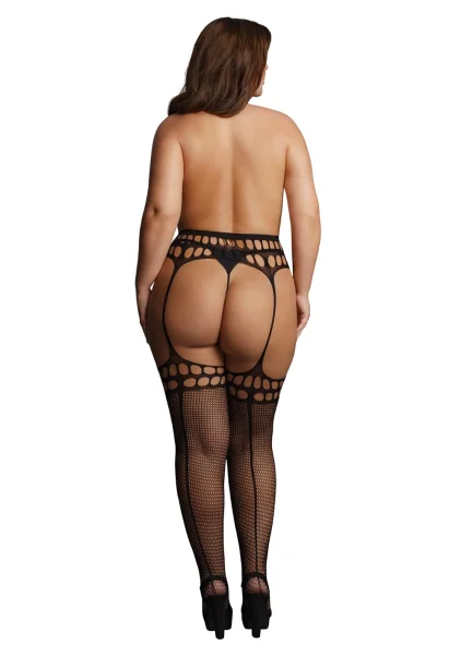 Le Desir Garterbelt Stockings with Open Design - Queen Size — image 5 of 9
