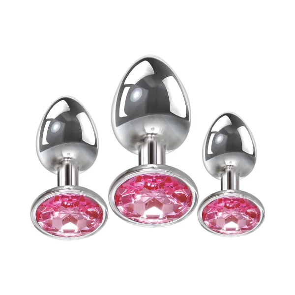 A&e Pink Gem Anal Plug Set — image 5 of 6