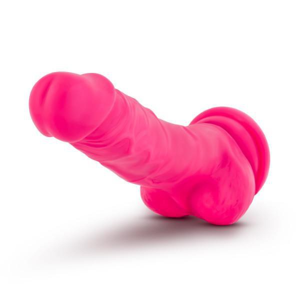 Blush Neo Elite 7.5 Inch Silicone Dual Density Suction Cup Dildo with Balls