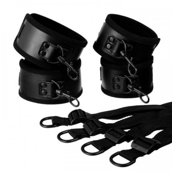 Bondara Black Pin Me To The Bed Restraint