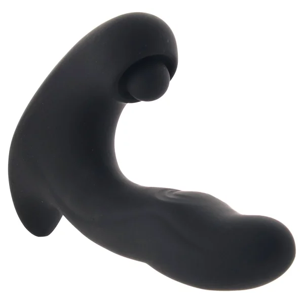 Gender X Mad Tapper Rechargeable Silicone Dual Stimulation Vibrator - Black