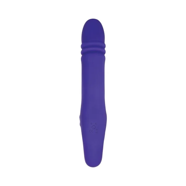 A&e Eve's Ultimate Thrusting Strapless Strap-on Silicone Rechargeable Purple — image 9 of 11