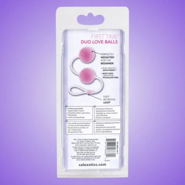 First Time Love Balls Duo Lovers - Pink