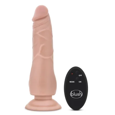 Dr Skin 9 Inch 10 Function Wireless Remote Dildo Beige