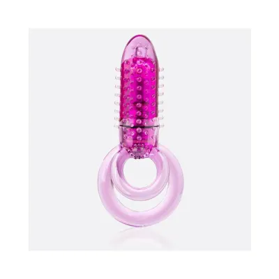 Double O 8 Vibrating Ring Purple