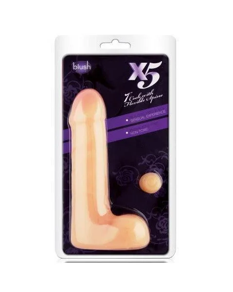 7" Dildo With Flexible Spine