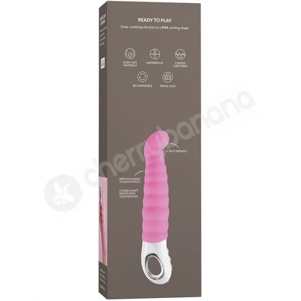 Fun Factory Patchy Paul G5 Pink Silicone Waterproof Vibrator