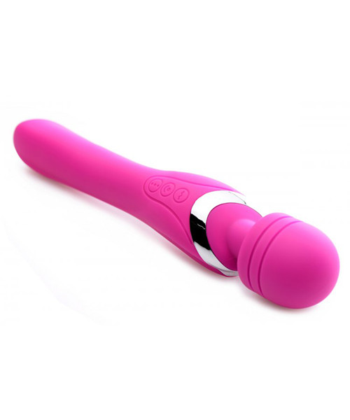 Whirling Wand 2 in 1 Dual Massaging Wand Vibrator