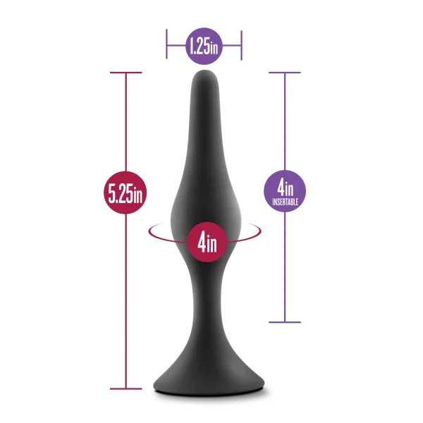 Luxe Beginner Plug Large Black