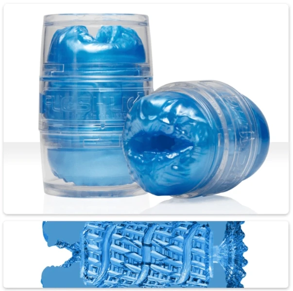 Fleshlight - Quickshot - Blue Alien - Metallic Mouth & Butt — image 7 of 9