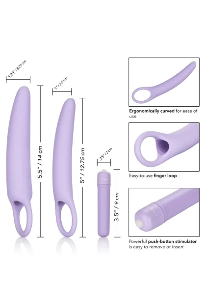 Dr. Laura Berman Isabelle Set Of 2 Vibrating Silicone Dilators
