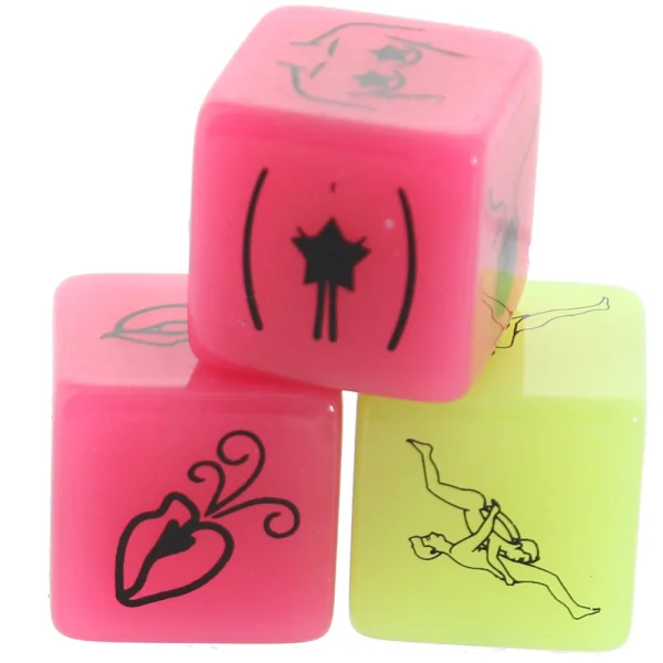 Glow-in-the-dark Oral Sex Dice