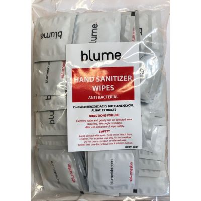 Blume Anti Bacterial Hand Sanitizer Wipes X90