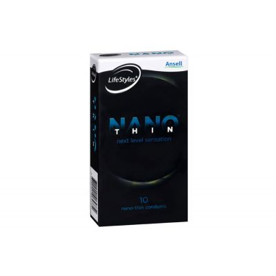 Ansell Lifestyles Nano Thin Condoms 10 pack