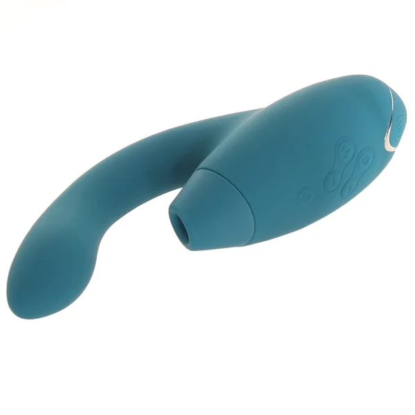 Womanizer DUO 2 Silicone Pleasure Air Clitoral & G-Spot Stimulator - Petrol