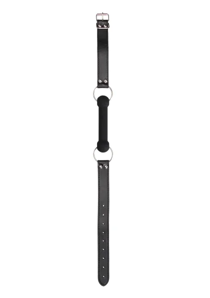 Ouch! Silicone Bit Gag with Adjustable Bonded Leather Straps