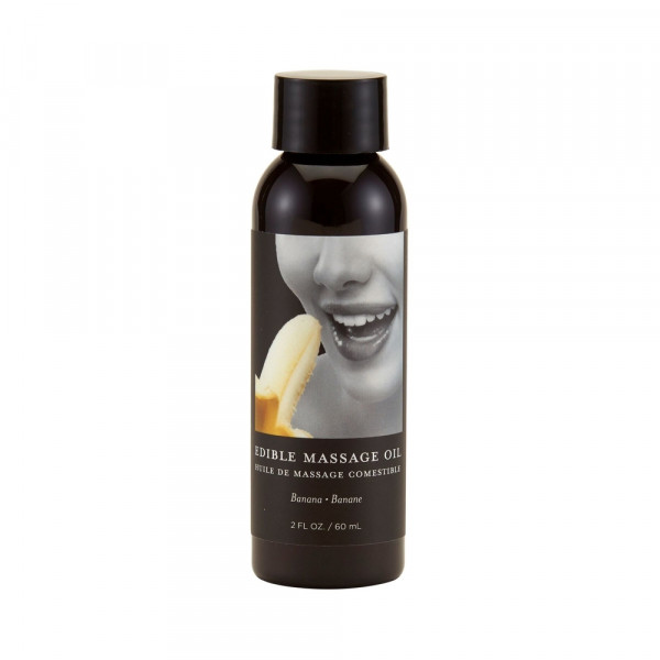 Earthly Body Edible Massage Oil Banana 2oz
