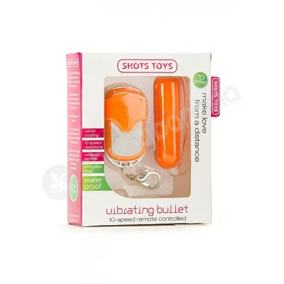 Shots Toys Orange Vibrating Bullet