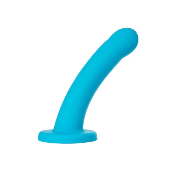 Nexus Collection - Hux - 7 Inch Silicone Dildo -  Turquoise
