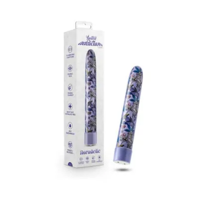 Classic Vibrators Limited Addiction Dreamscape Rechargeable 7 In Vibrator Blue