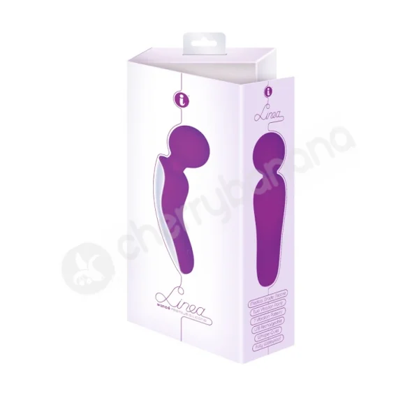 Linea Wande Purple Vibrating Wand Massager