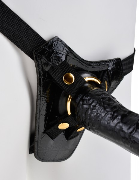 Gold Designer Strap-On