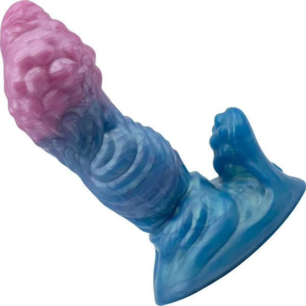Uncover Creations The Geeyem 7.75" Silicone Fantasy Dildo - Twilight