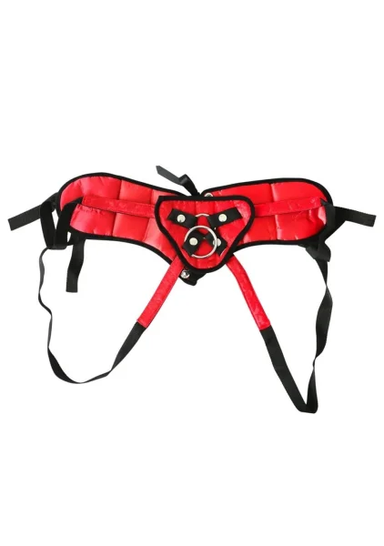 Plus Size Red Corsette Harness