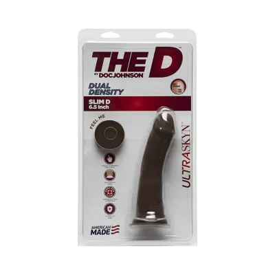 Realistic Dildos The D Slim 6in Without Balls Ultraskyn