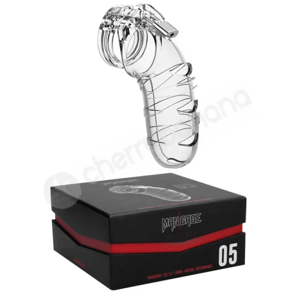 Mancage Model 05 Clear Male Chastity Cage