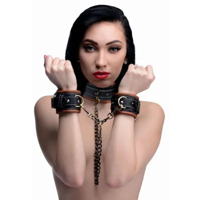 Coax Collar To Wrist Restraints Black O s