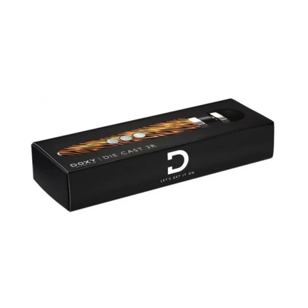 Personal Massagers: Doxy Die Cast 3r Rechargeable Compact Wand Vibrator Tiger