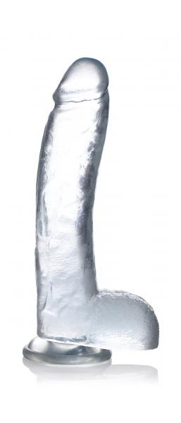 Jock C-Thru Transparent Dildo - 29 cm
