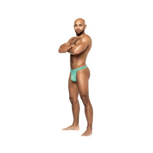 Men's Clothing: Male Power Caribbean Crush Bong Thong Mint S/m