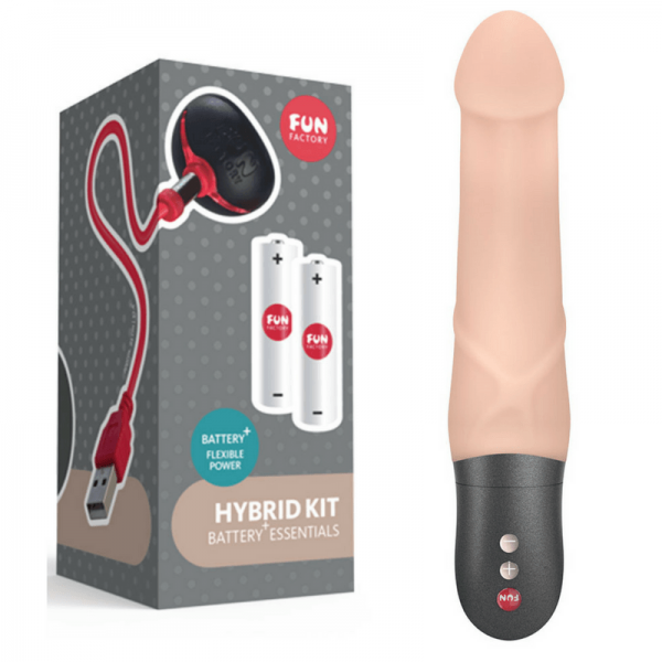 Mr Boss Silicone Vibrator With Battery+ Hybrid Technology by Fun Factory