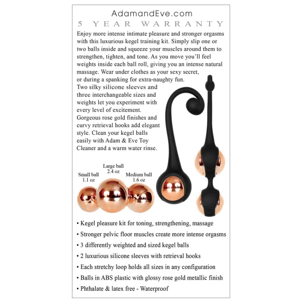 Adam & Eve Intimate Pleasure Kegel Set
